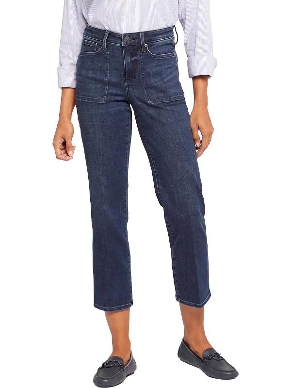 Shop the Weekend Away Piper Womens Dark Wash Relaxed Ankle Jeans