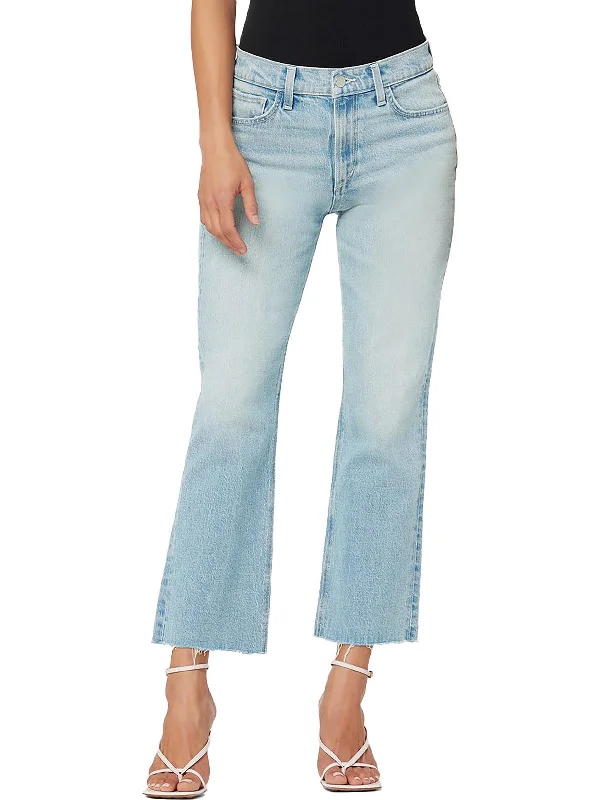 Price Drop The Callie Womens High-Rise Cropped Bootcut Jeans