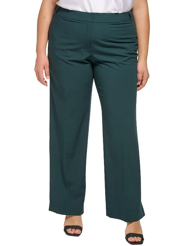 Deal Alert Plus Highline Womens Tapered Leg Formal Dress Pants