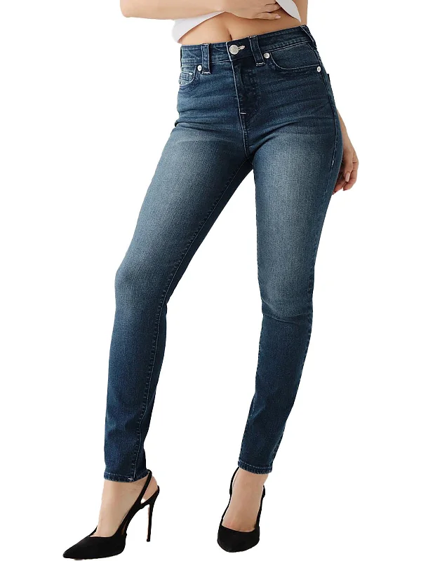 Weekend Deals That Amaze Halle Womens High Rise Medium Wash Skinny Jeans