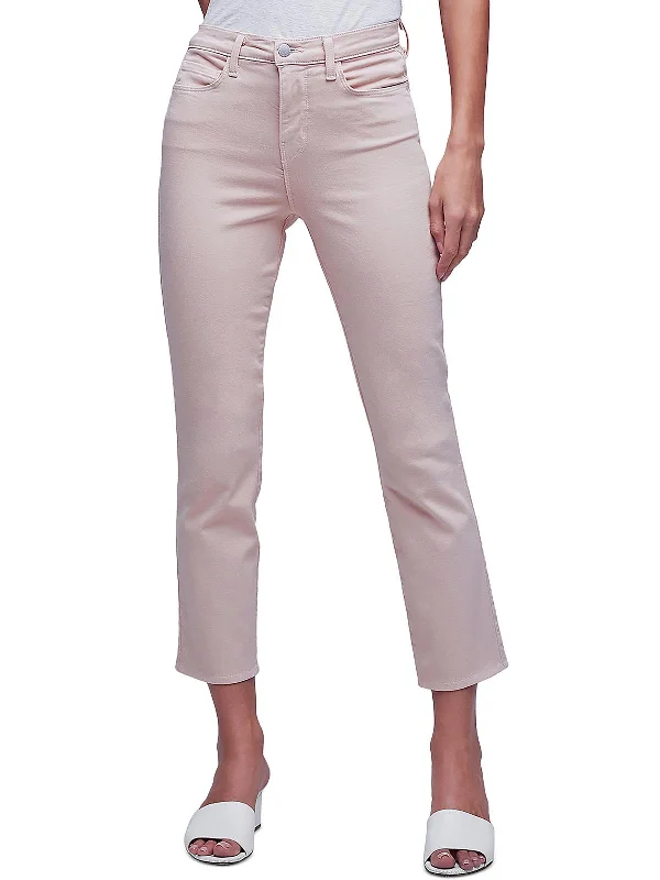 Weekend Bargains Await You Womens Cropped High Rise Cigarette Jeans