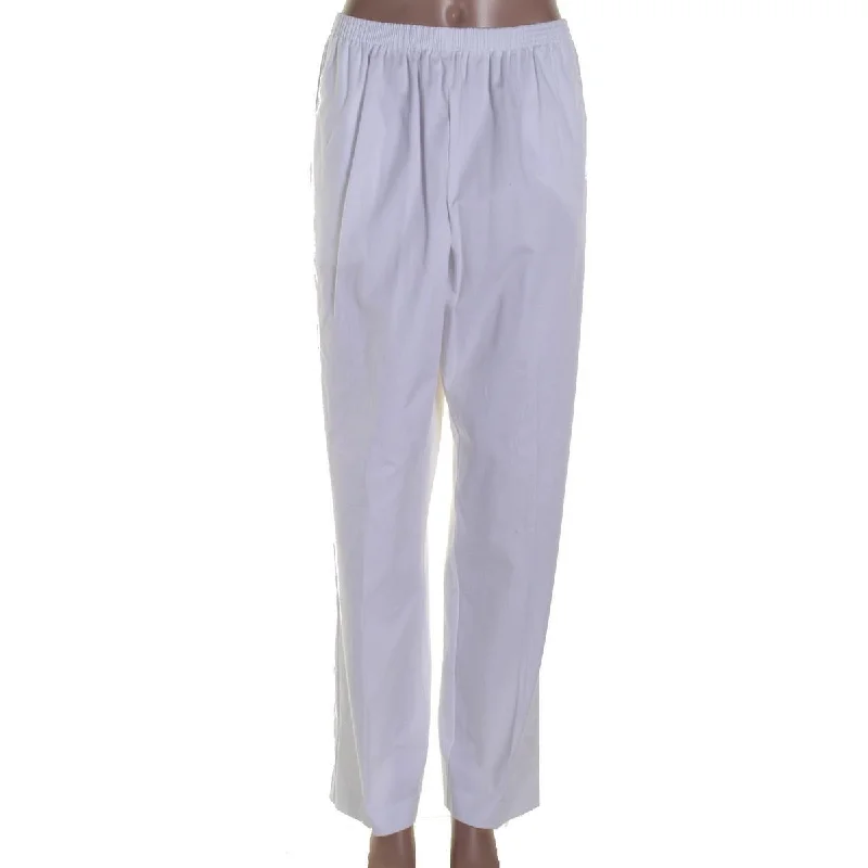 Top Pick Womens Flat Front Elastic Waist Casual Pants