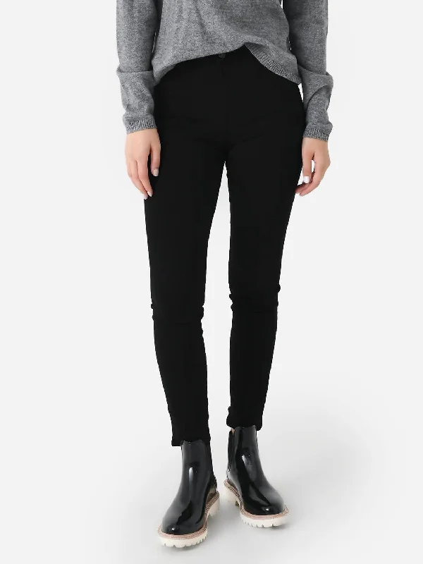 Midnight Madness Bodycon Skinny Jean In Plush Black