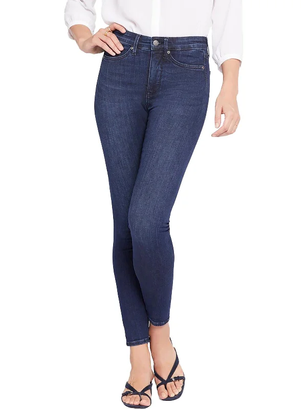 Make Your Weekend Count with Savings Ami Womens High-Rise Dark Wash Skinny Jeans