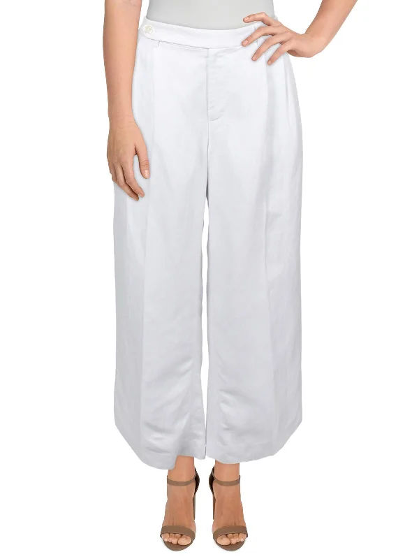 Sale Alert Kinsey Womens Linen Blend Solid Dress Pants