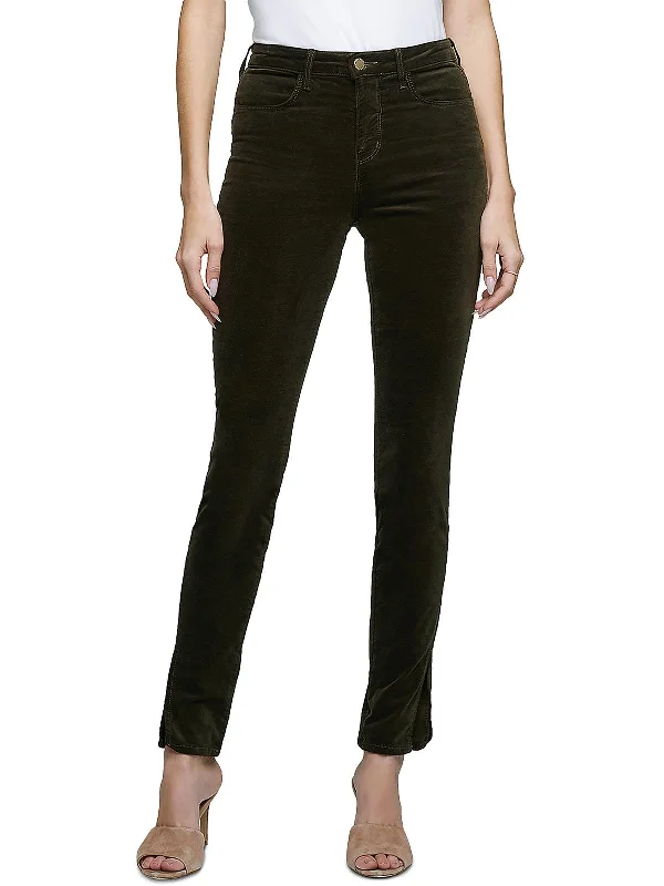 Reduced Prices Womens High Rise Faux Suede Skinny Pants