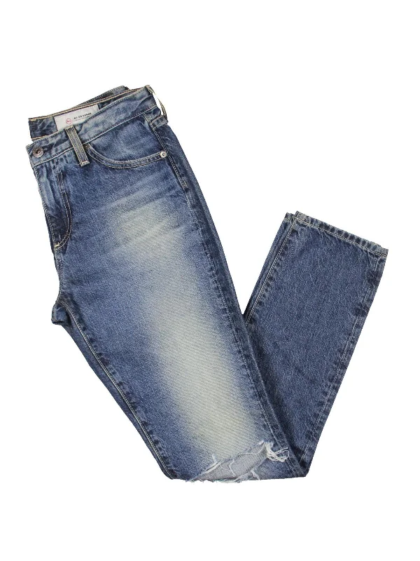 Weekend Bargains to Indulge In Womens Mid Rise Medium Wash Cigarette Jeans