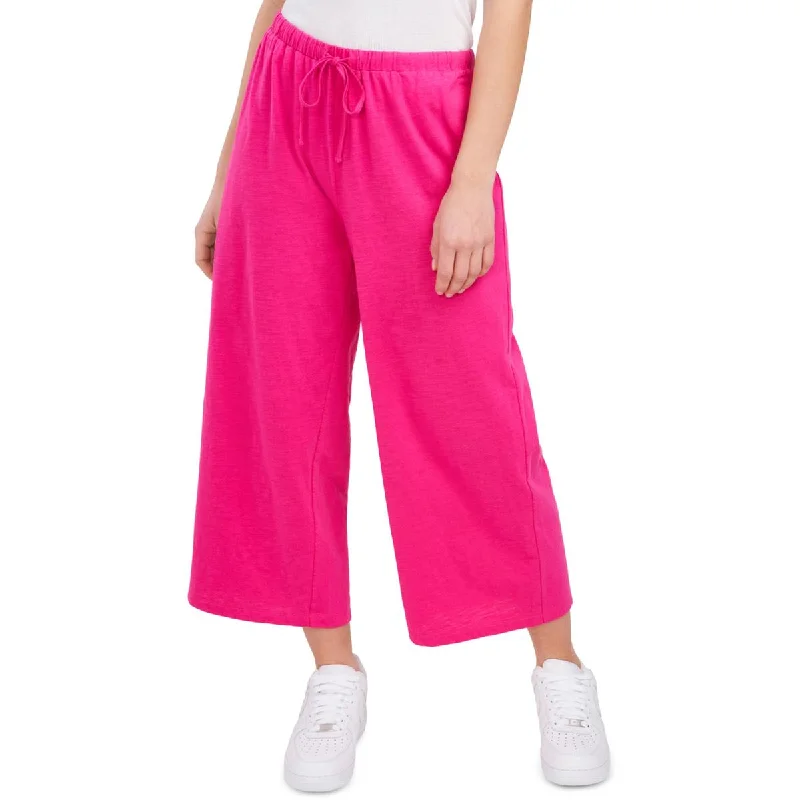 Value Deals Patrice Womens Cropped Knit Wide Leg Pants