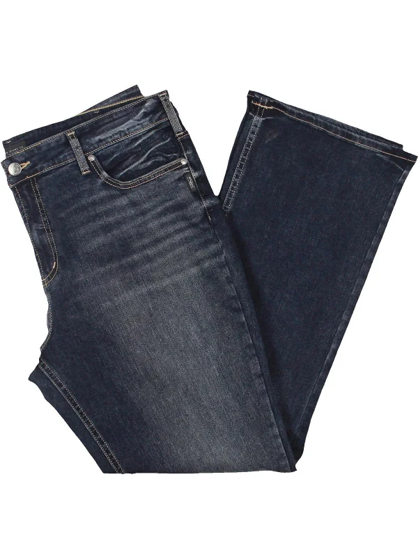 Price Rollback Plus Womens Mid-Rise Faded Bootcut Jeans