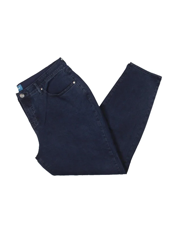 Price Fest Plus Cecilia Womens Mid-Rise Smoothing Skinny Jeans