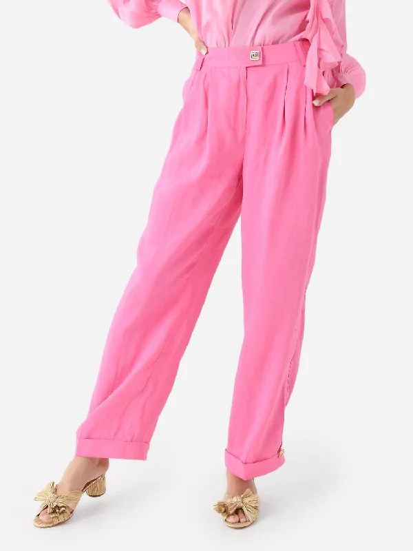 Deal Alert Sentiment Tailored Pant In Brilliant Pink