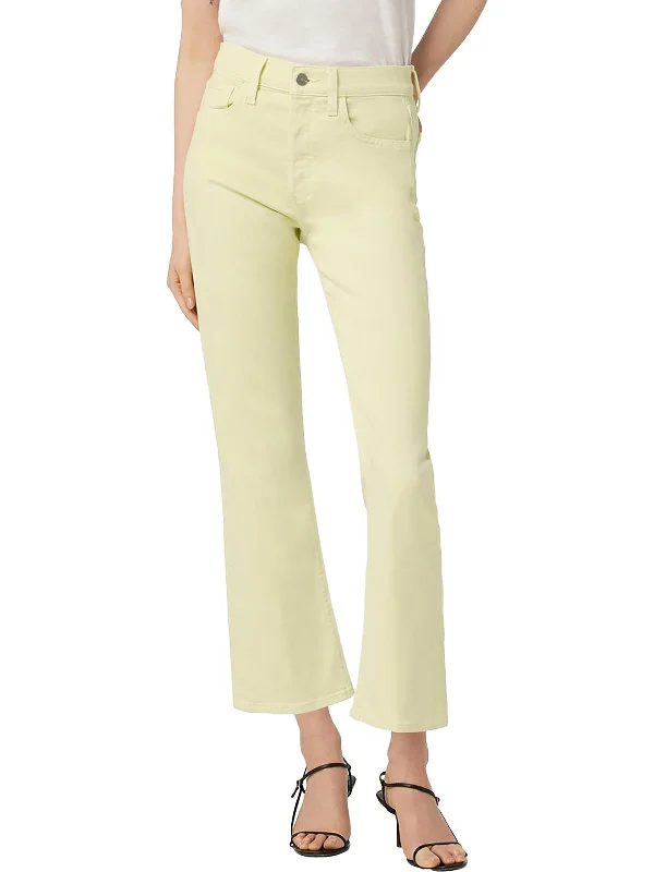Weekend Discounts Worth Grabbing The Callie Womens High-Rise Cropped Bootcut Jeans