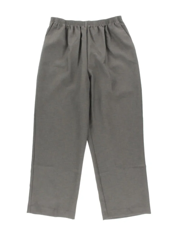 Last Chance Womens Twill High-Rise Straight Leg Pants