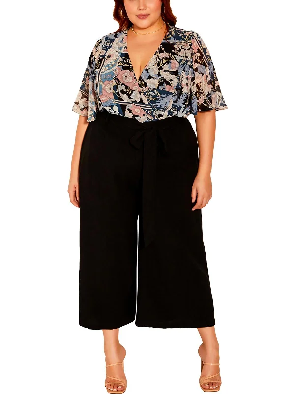 Unmissable Offer Womens High Rise Cropped Wide Leg Pants