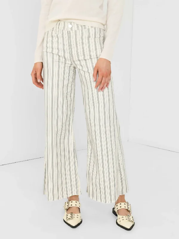 Fantastic Offers Le Palazzo Crop Jean In Sage Multi