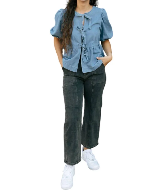 Exclusive Online Offer Paneled Stretch Pants In Black