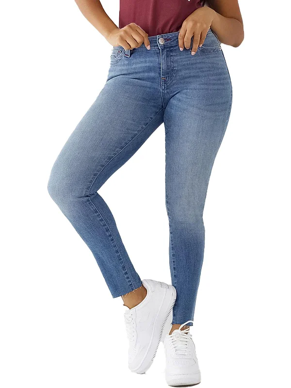 Weekend Specials to Savor Jennie Curvy Womens Mid-Rise Medium Wash Skinny Jeans