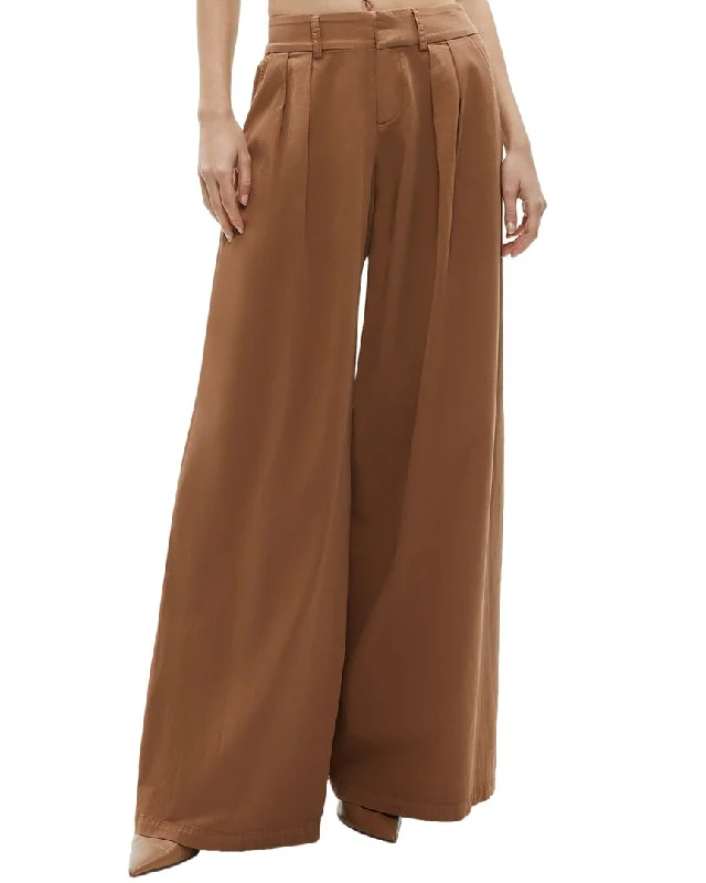 New Arrival alice + olivia Garbo Low-Rise Baggy Pleated Trouser