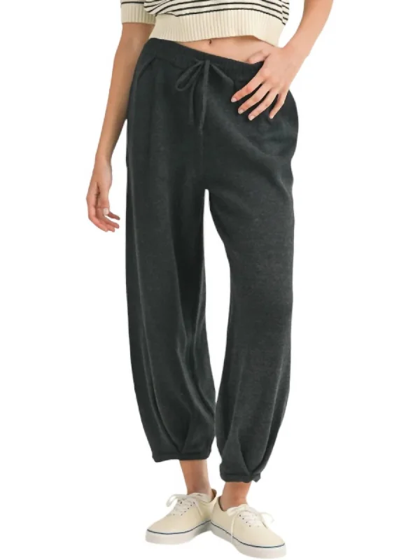 Super Savings Sweater Pants In Charcoal