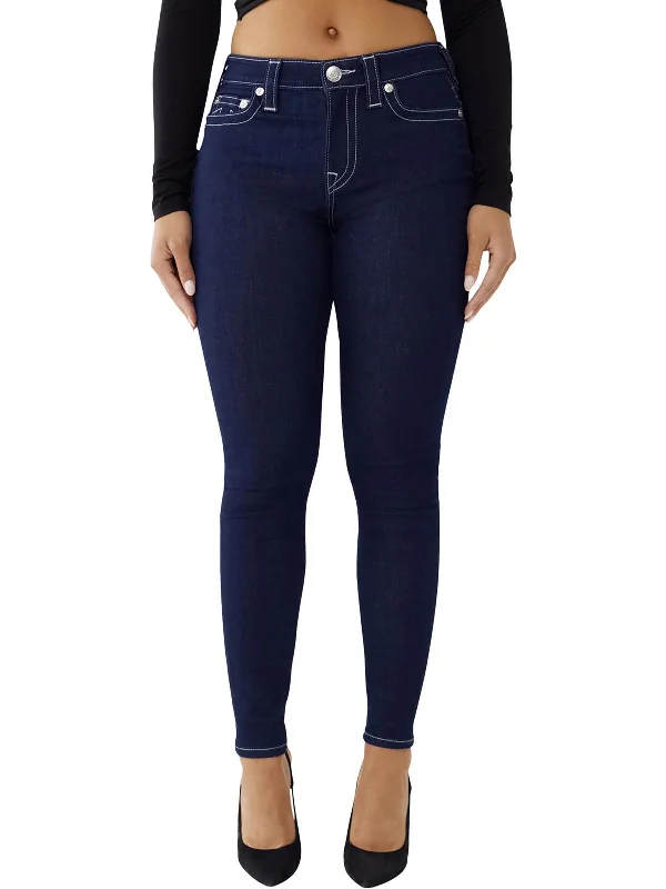 Year-End Deals Womens Mid-Rise Embellished Skinny Jeans