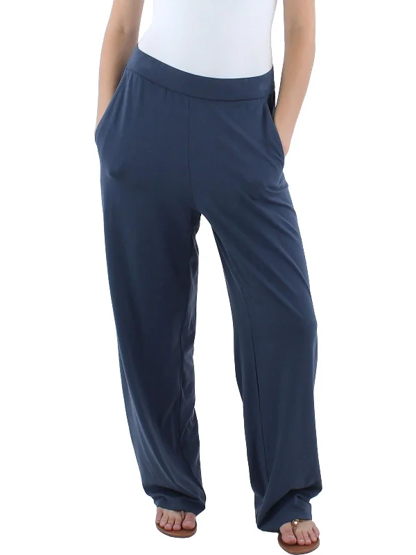 Great Deal Womens Stretch Lyocell Straight Leg Pants