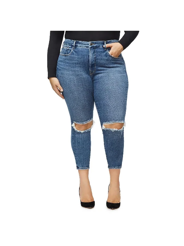 Fantastic Deals Womens Distressed High Rise Skinny Jeans