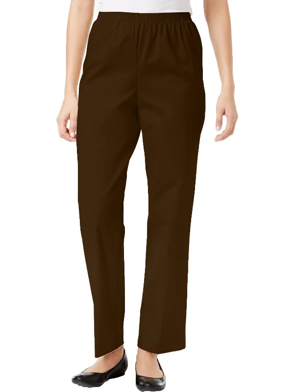 Early Bird Discount Womens Solid Stretch Casual Pants