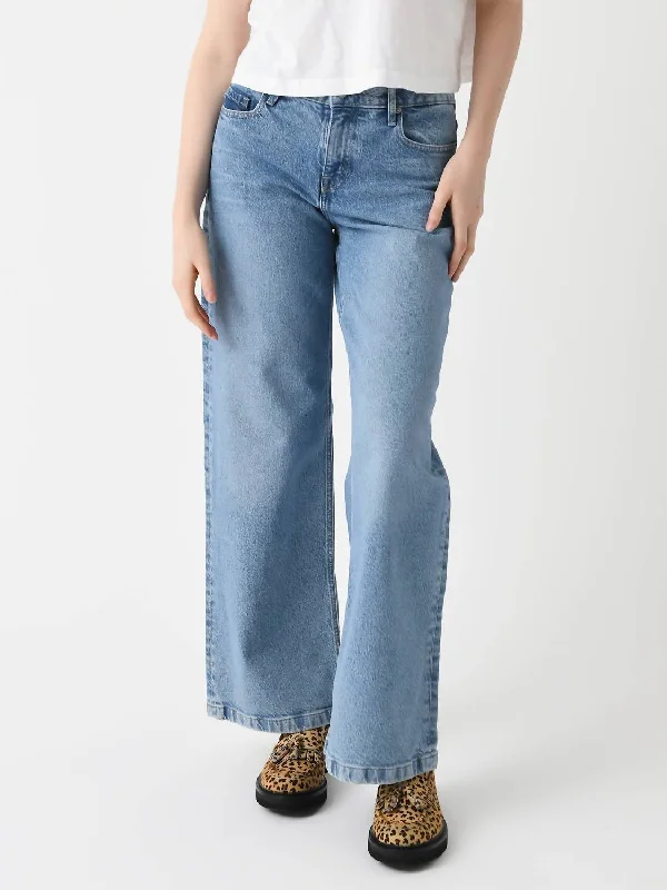Exclusive Savings Mia Mid Wide Leg Jean In Cadence Blue