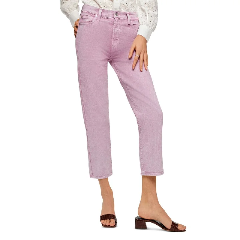 The Best Deal Womens High Waist Cropped Straight Leg Jeans