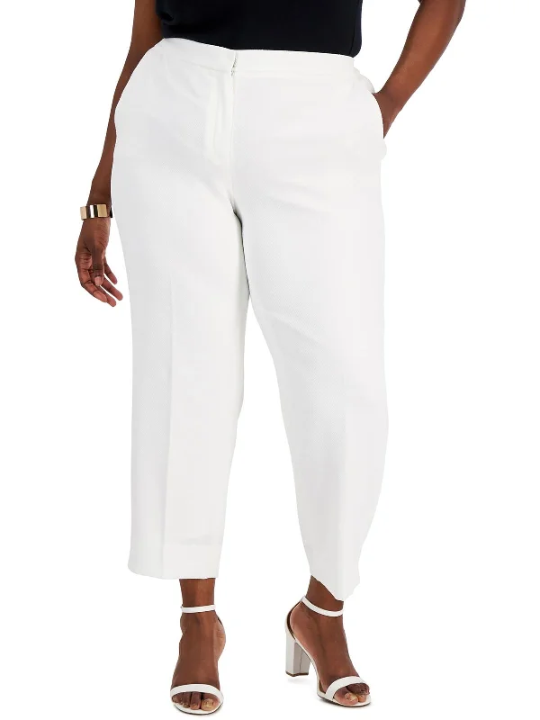 Special Discount Plus Womens Pique Ankle Trouser Pants