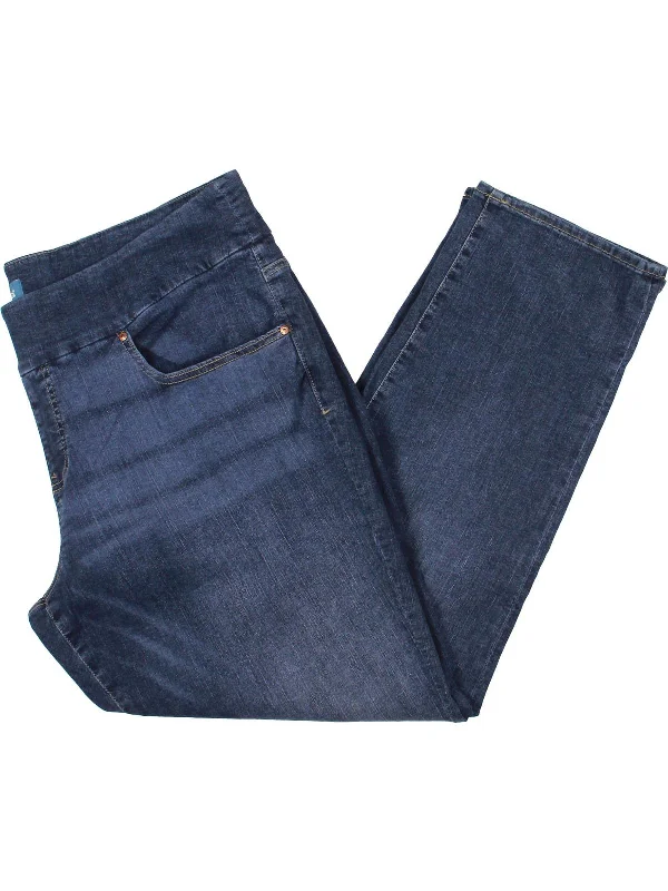 Discount Deals Plus Nora Womens Mid Rise Pull On Skinny Jeans