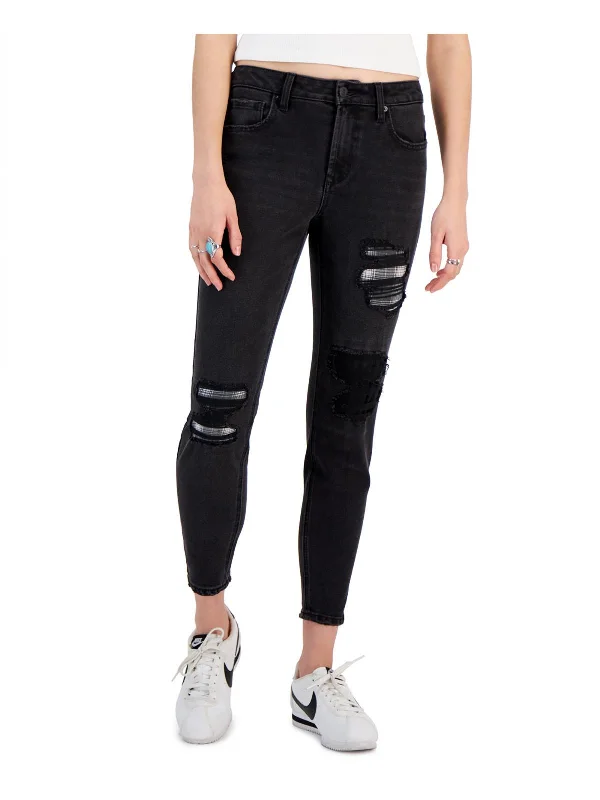 Year-End Sale Womens Distressed High Rise Skinny Jeans