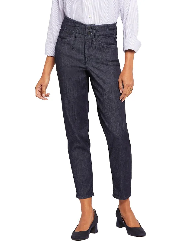 Weekend Discounts to Relish Womens Tencel Dark Wash Ankle Jeans