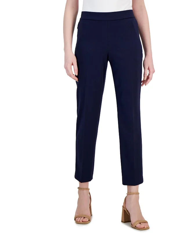 Weekend Specials You Can't Miss Womens High Rise Solid Ankle Pants