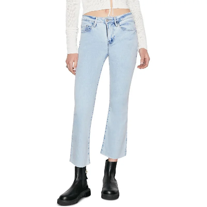 Overstock Sale Womens Denim Cropped Bootcut Jeans