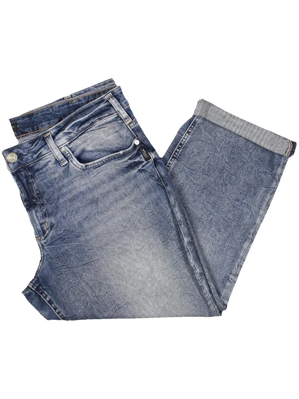 Weekend Deals That Dazzle Plus Womens Low Rise Embroidered Capri Jeans