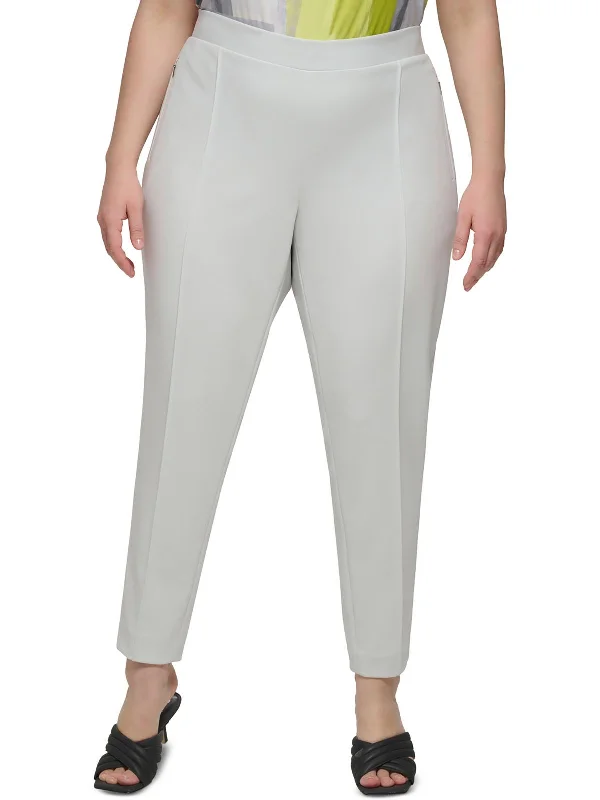 Special Price Plus Womens High Rise Stretch Straight Leg Pants