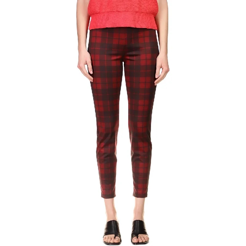 Great Deals Runway Womens Plaid Pull On Leggings