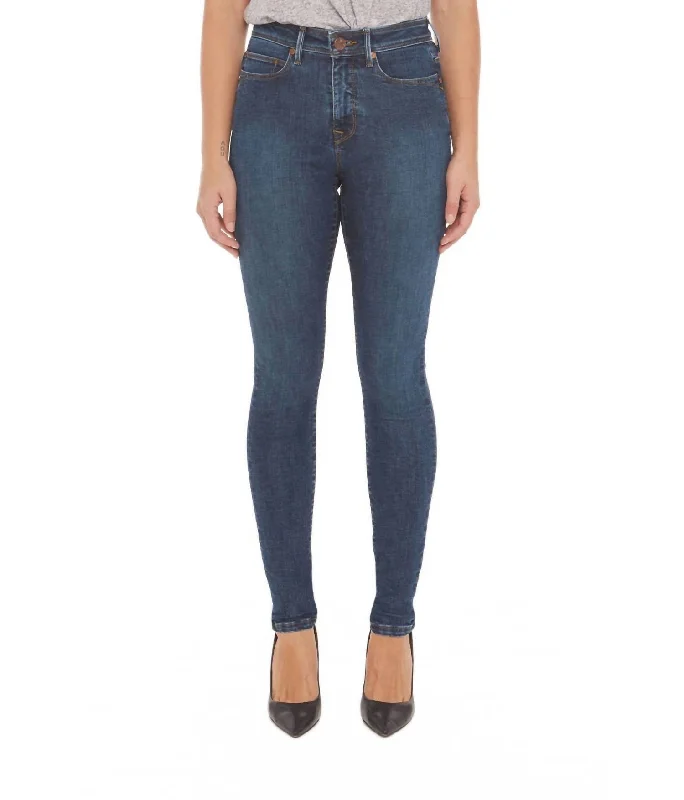 Daily Specials Alexa High Rise Skinny Jeans In Cool Starry Night