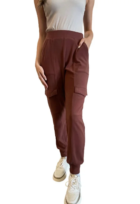 Today’s Deal Fleece Cargo Joggers In Brick