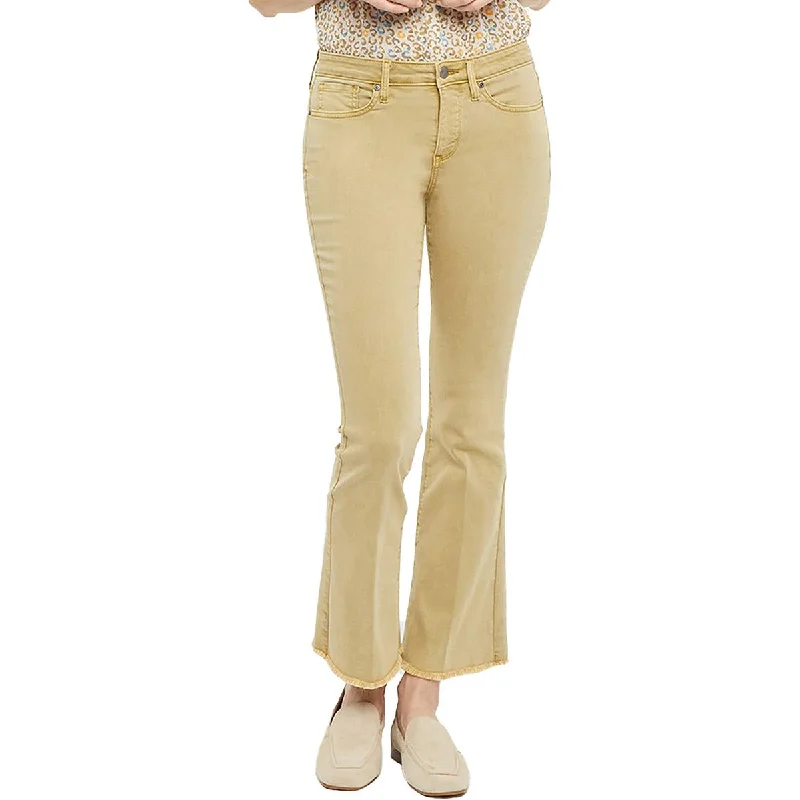 Can't Resist Ava Womens High Rise Ankle Flare Jeans