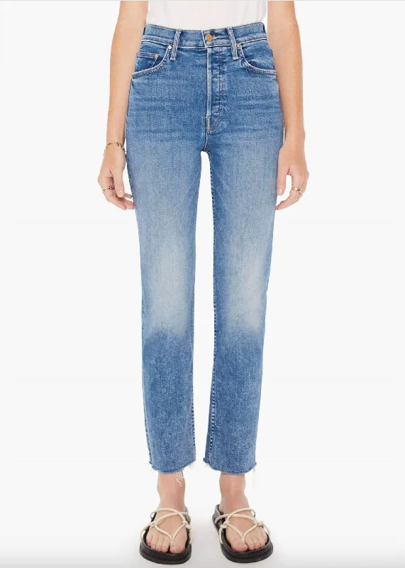 Year-End Sale Women's The Tomcat Ankle Fray Jean In Kitty Corner Lt Wash