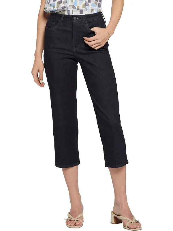 Weekend Discounts to Love Joni Womens High Rise Relaxed Capri Jeans