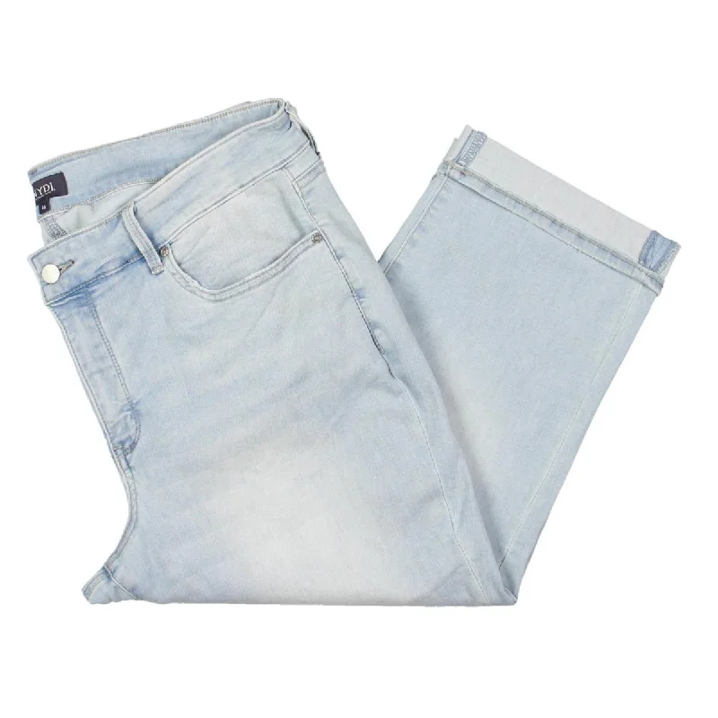 Deep Savings Marilyn Womens Mid-Rise Cropped Straight Leg Jeans