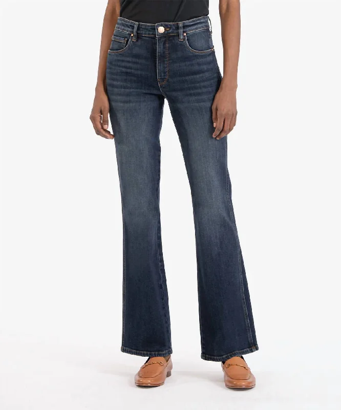 Price Reduction Ana High Rise Fab Ab Flare Jeans In Dark Wash