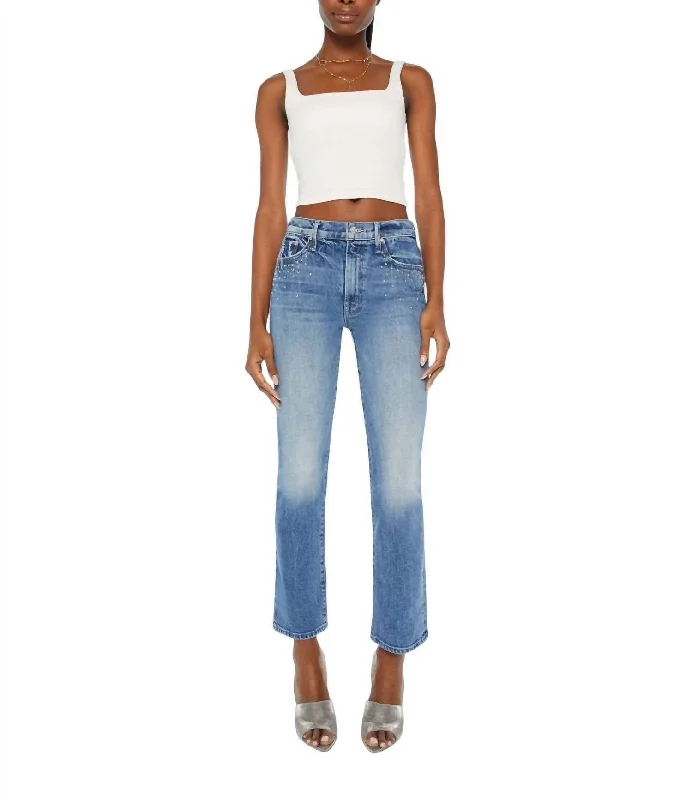 Today's Special Insider Flood Jeans In Metal Magic