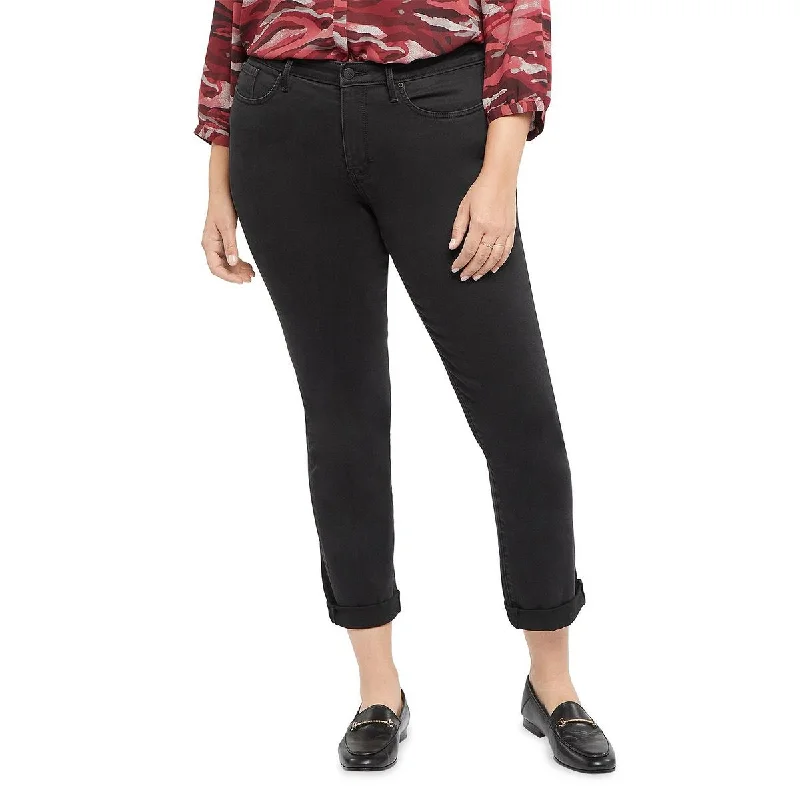 Huge Discounts Plus Sheri Womens Cropped Cuffed Ankle Jeans