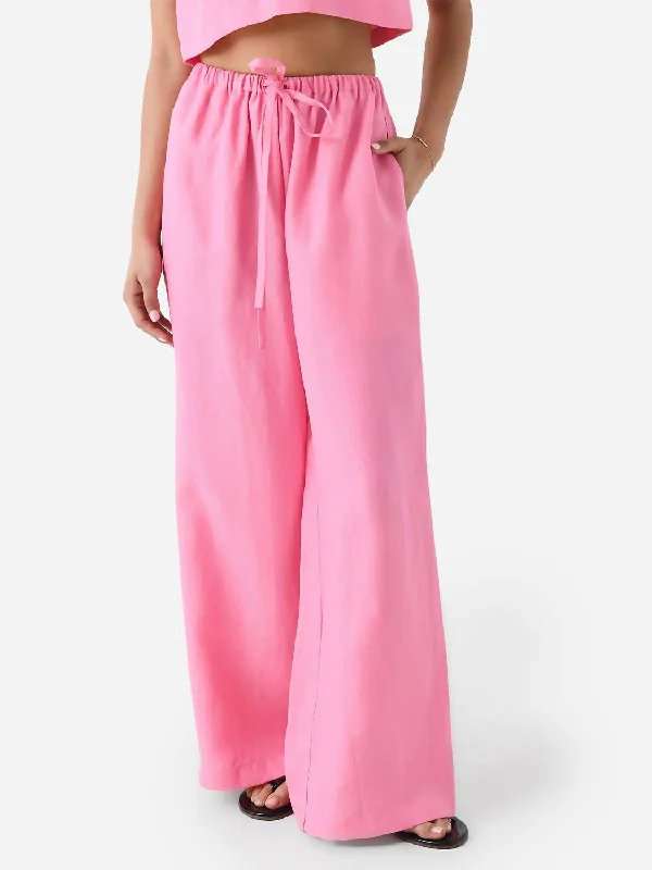 Lowest Price Delphi Drawstring Pant In Rose
