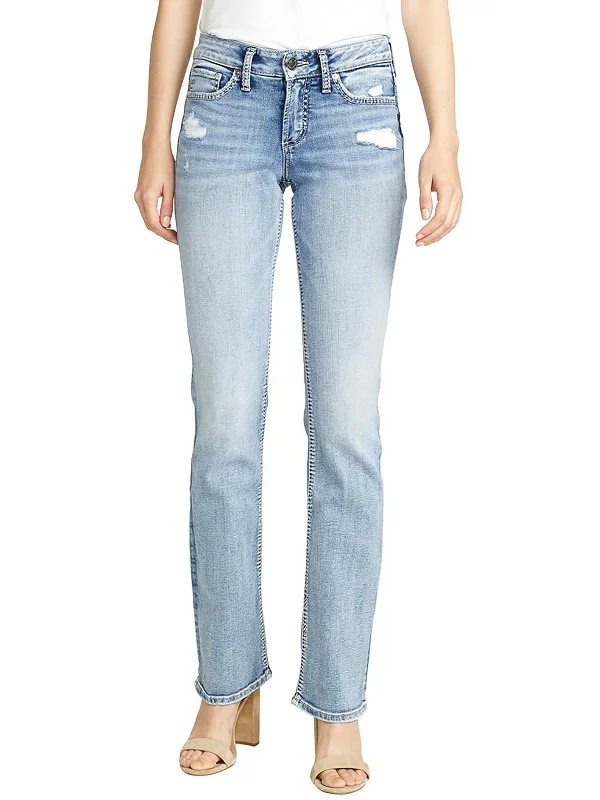 Super Sale Suki Womens Mid-Rise Slim Bootcut Jeans