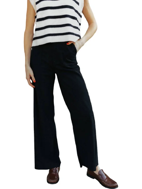 Act Now Cord Pants In Black